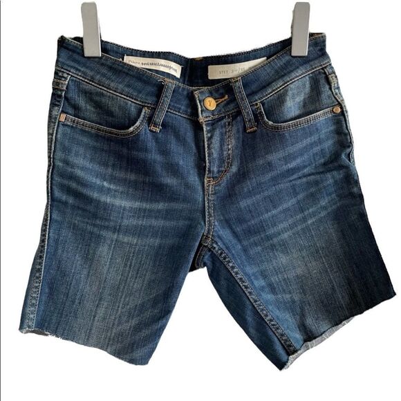 Pilcro and the letterpress denim shorts - size 25 - Picture 1 of 7